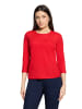 Betty Barclay Strukturshirt mit Rundhalsausschnitt in High Risk Red