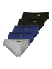 JBS Mini Slip / Unterhose Cotton in Blau / Grau / Schwarz