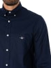 Gant Langarm FreizeitHemd für Herren in blau