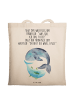 Mr. & Mrs. Panda Strandtasche Walfisch Thunfisch mit Spruch in Creme