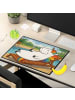 Mr. & Mrs. Panda Schreibunterlage Einhorn Blümchentail Design ohne S... in Weiß