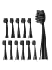 Ailoria SHINE BRIGHT Extra Clean Ersatzbürstenköpfe 12er Set in schwarz
