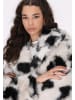 myMo ROCKS Damen Coat in Weiss Schwarz