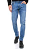 Rusty Neal Blue Used Jeans Hose "MELVIN" Slim Fit Cotton-Stretch in Blue Used