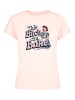 F4NT4STIC Box Tee Vintage Pin Up Bäckerin in pink