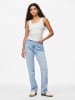Pieces Straight Fit Jeans in Light Blue Denim