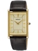 Seiko Herren-Quarzuhr mit Saphirglas Goldfarben