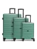 Redolz Essentials 08 3-SET 4 Rollen Kofferset 3-teilig in green-blue 2