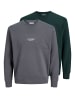 Jack & Jones 2er-Pack Sweatshirt in Scarab