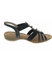 remonte Komfort Sandalen für Damen in schwarz