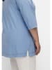 sheego Shirt in mittelblau