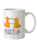 Mr. & Mrs. Panda Kaffeetasse Füchse Liebe mit Spruch in Weiß
