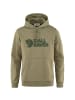 FJÄLLRÄVEN Kapuzenpullover Fjällräven Logo in Oliv