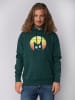 wat? Apparel Sweatshirt Sunset Cat in Glazed Green