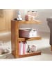 FineBuy Beistelltisch in Braun / Sheesham / 30x45x60