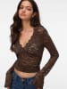Vero Moda Top in Chocolate Brown