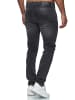 RESLAD Jeans Destroyed Stretch Denim in schwarz(2090)
