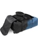 normani Reisetasche mit Rucksackfunktion 90 L mit 4 Kleidertaschen in Schwarz/Navy