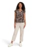 BETTY & CO Blusentop mit Print in Brown/Nature