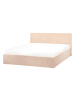 Beliani Doppelbett ORBEY in Beige - (W) 157 x (H) 88 x (L) 212 cm