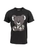 Roberto Geissini Rebell Bear T-Shirt Schwarz