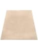 KADIMA DESIGN Hochflor Teppich Unifarben schmutzabweisend in Sand
