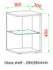 ebuy24 Ecktisch Elani 3 Anthrazit 30 x 30 cm