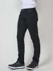 KOROSHI Farbige Stretch-Jeans mit normaler Passform in SCHWARZ