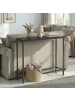 VASAGLE Flurtisch Barnet in Grau-Schwarz - (B)80 x (H)81.2 x (T)20 cm