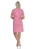 NORMANN Nachthemd Bigshirt kurzarm Herz Tupfen - 73292 in rosa