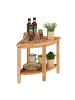 relaxdays Eckregal in Natur - (B)55 x (H)42 x (T)39,5 cm
