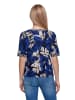 Betty Barclay Printshirt mit Seitenschlitzen in Blau/Beige