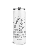 Mr. & Mrs. Panda Wasserflasche Eisbär Umarmen mit Spruch in Weiß