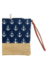 Yuhu Kosmetiktasche Schminktasche Maritim in Blau