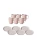 Ritzenhoff & Breker 12er Set Kaffeeservice Jasper in rosa