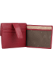 Esquire Oslo Kreditkartenetui RFID Leder 9,5 cm in rot