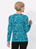WITT WEIDEN Langarm-Shirt in aquapetrol-türkis-bedruckt