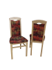 möbel-direkt Stühle (2 Stück) Benny in Gestell natur, Stoff rot