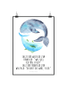 Mr. & Mrs. Panda Bild Walfisch Thunfisch mit Spruch in Weiß