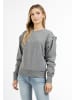 DreiMaster Vintage Damen Sweatpullover in Grau Melange