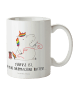 Mr. & Mrs. Panda Kindertasse Einhorn Näherin mit Spruch in Weiß