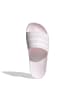 adidas Pantolette Aqua in almost pink/white/almost pink