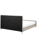 Beliani Doppelbett LUNAN in Grau - (W) 166 x (H) 101 x (L) 215 cm