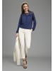 Laura Scott Spitzenshirt in marine