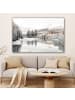 MuchoWow Leinwand bilder Gefrorener Fluss (BxH)