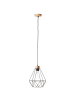 Brilliant Pendelleuchte 25cm Drewno ⌀ 25 cm in schwarz/holz