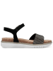 Tamaris Plateau Sandalen für Damen in schwarz