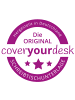 cover-your-desk.de  Schreibtischunterlage "Weltkarte Retro" in Beige (L)60 x (B)40