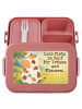 Mr. & Mrs. Panda MEPAL Bentobox Kuh Design mit Spruch in Rot Pastell
