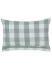 Beliani Dekokissen TAMNINE in Grün/Weiß - (W) 40 x (H) 12 x (L) 60 cm